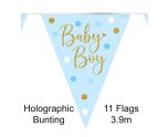 3.9m Oaktree 'Baby Boy' Blue Bunting
