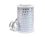 Christmas Star 10mm x 100mm Ribbon White
