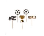 Football Cupcake Toppers Foil