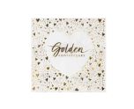 Gold Anniversary Lunch Napkins 3 ply Foil Stammped