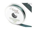 Eleganza Satin Double Faced Green - 15mm x 20m