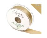 Eleganza Satin Double Faced Gold - 25mm x 20m