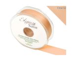 Eleganza Satin Double Faced Peach - 25mm x 20m