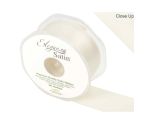 Eleganza Satin Double Faced Ivory - 38mm x 20m