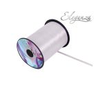 Eleganza Poly Curling Ribbon White - 5mm x 500yds