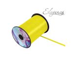 Eleganza Poly Curling Ribbon Yellow - 5mm x 500yds