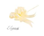 Eleganza Poly Pully Bows Cream - 30mm x 30pcs