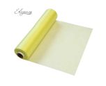 Eleganza Soft Sheer Organza Pale Yellow - 29cm x 25m