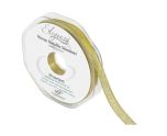Woven Metallic Shimmer 10mm x 20m Gold