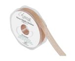 Woven Metallic Shimmer 15mm x 20m Rose Gold