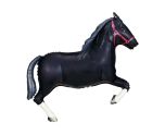 Mini Horse Black Flexmetal Foil Balloon