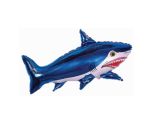 30" x 42" Flexmetal Strong Shark Blue Supershape