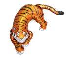 42"  Flexmetal Wild Tiger Foil Balloon