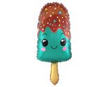 33" Flexmetal Ice Lolly Turquoise Foil Balloon