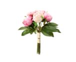 32cm Large Peony Bunch (8 Stems) Vintage Pinks