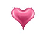 24 x 20.5" Party Deco Foil Heart Pink
