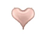 24 x 20.5" Party Deco Foil Heart Rose Gold