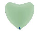 36" Grabo Matte Green Heart