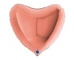 36" Grabo Rose Gold Heart