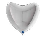 36" Grabo Silver Heart