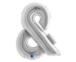 40" Grabo Silver Symbol Ampersand