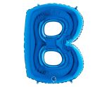 40" Grabo Blue Letter B