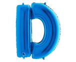 40" Grabo Blue Letter D