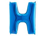 40" Grabo Blue Letter H