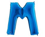 40" Grabo Blue Letter M
