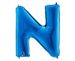 40" Grabo Blue Letter N