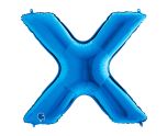 40" Grabo Blue Letter X