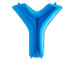 40" Grabo Blue Letter Y