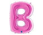 40" Grabo Fuxia Letter B