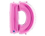 40" Grabo Fuxia Letter D
