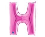 40" Grabo Fuxia Letter H