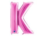 40" Grabo Fuxia Letter K