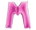 40" Grabo Fuxia Letter M