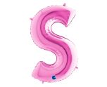 40" Grabo Fuxia Letter S