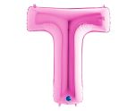 40" Grabo Fuxia Letter T