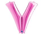 40" Grabo Fuxia Letter V