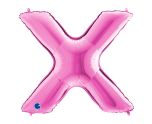 40" Grabo Fuxia Letter X