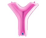 40" Grabo Fuxia Letter Y