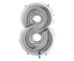 40" Grabo Holographic Number 8