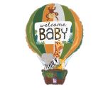 30" Jungle Animals Welcome Baby Foil Balloon