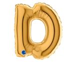 7" Grabo Gold Letter D