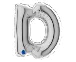 7" Grabo Silver Letter D