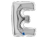 7" Grabo Silver Letter E