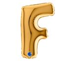 7" Grabo Gold Letter F