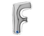 7" Grabo Silver Letter F