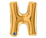 7" Grabo Gold Letter H